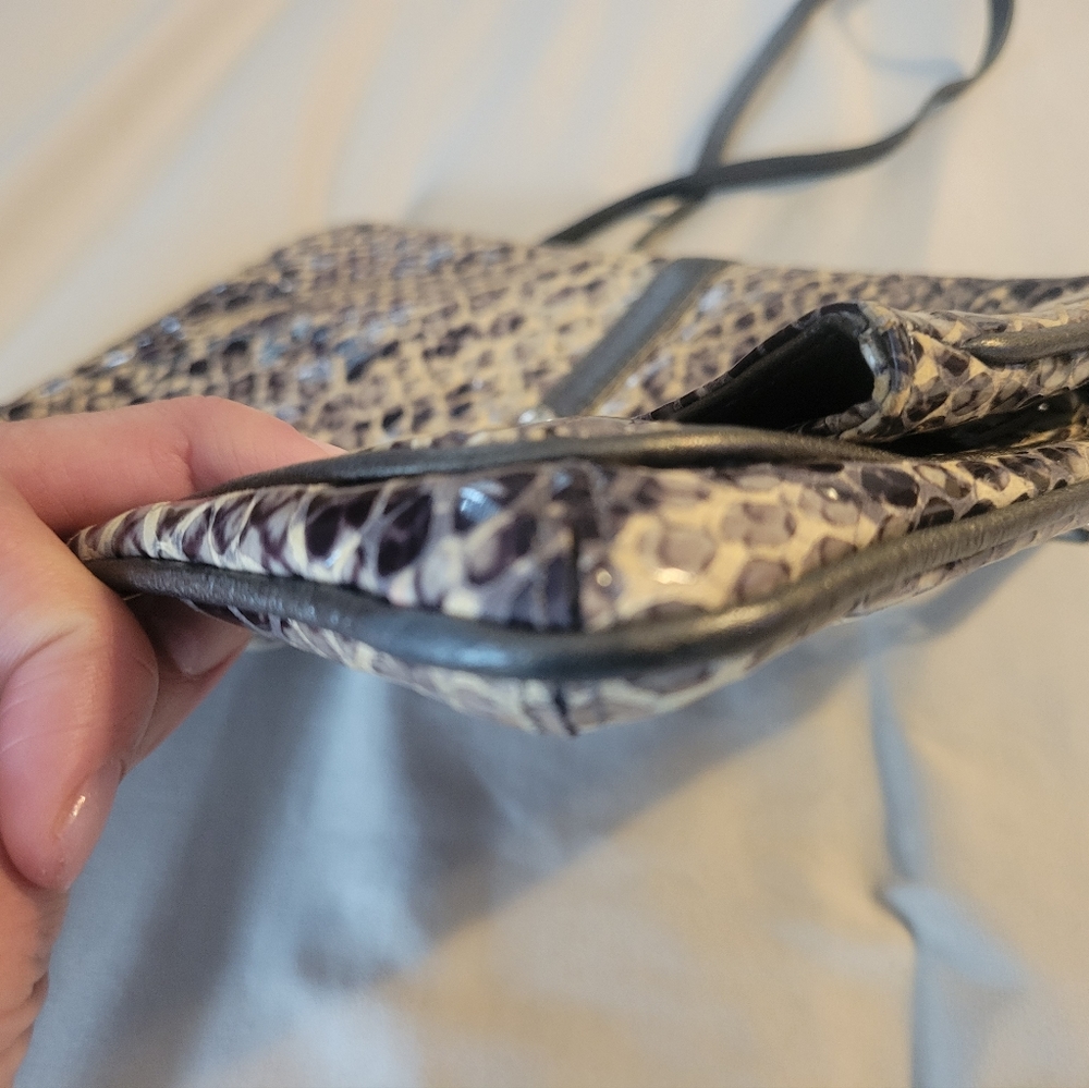 Brighton Python Embossed Crossbody - image 6